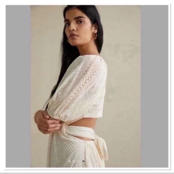 Anthropologie Verb Lace Cutout Maxi dress s 10